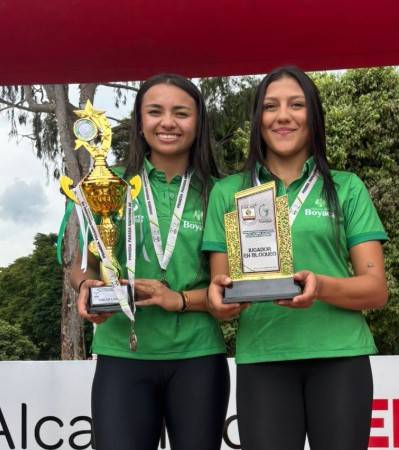 LA DUPLA BOYACENSE SUBIÓ AL PODIO