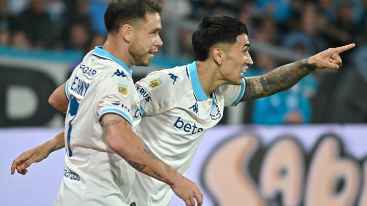 Racing derrotó a San Lorenzo y se acerca a los puestos de clasificación