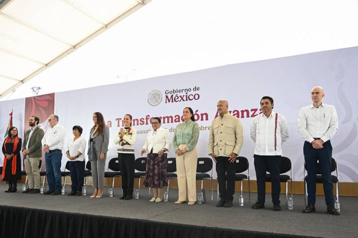 En su gira por León, Sheinbaum confirma proyecto de Presa Solís, reducción de homicidios y tren interurbano