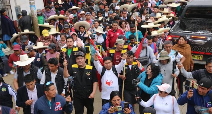 Alcalde de Pataz llegará a Trujillo luego de 20 días de caminata