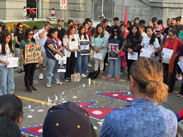 Edmonton-Nepalese community hold vigil to honour victims of violent protests in Nepal