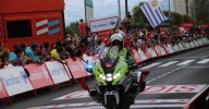 Así es el dispositivo de seguridad de la Guardia Civil en una etapa de La Vuelta