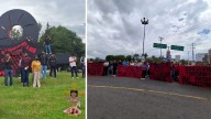Normalistas de Panotla marchan para solicitar atención a su pliego petitorio