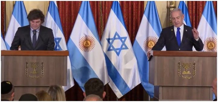 Antes de regresar a Buenos Aires, Milei se encontró con Netanyahu para ratificar su apoyo a Israel frente a Hamas