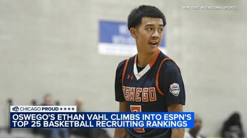 ESPN ranks Oswego's Ethan Vahl among top high school basketball players in the country, listed 3rd in Illinois