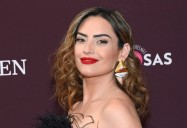Michelle Galván deslumbra en pollera de gala panameña