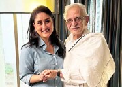 Kareena Kapoor Khan meets living legend Gulzar, shares picture “for the books”