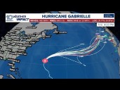 Tracking Hurricane Gabrielle, now a Category 4 storm in the Atlantic