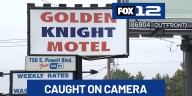 Gresham Police respond to several reports of nude man vandalizing property near motel