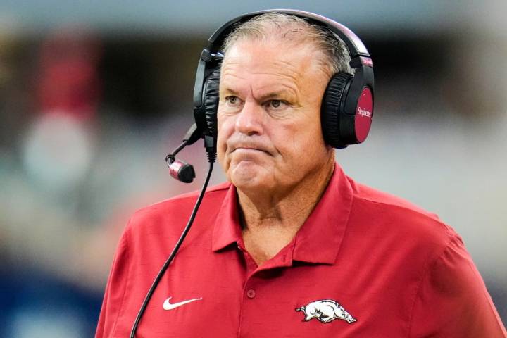 Sam Pittman dismissed as Arkansas head football coach, Petrino to take over as interim