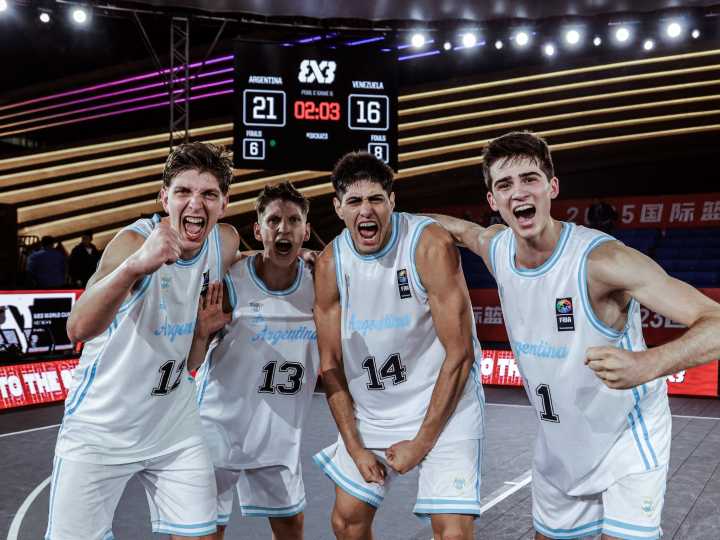Argentina, líder y a cuartos de final en el Mundial U23 de 3x3