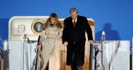 Donald Trump's Air Force One and passenger plane cause panic 'turn immediately'