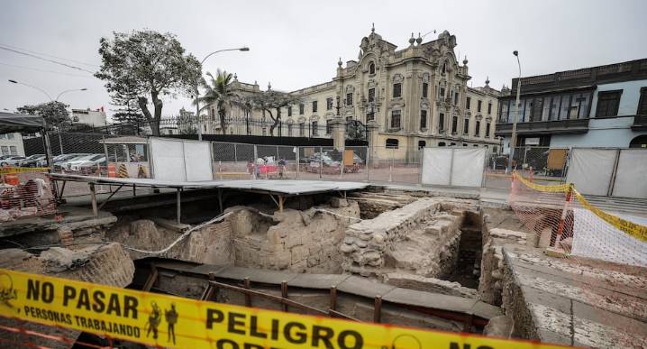 Los restos arqueológicos hallados debajo de Palacio que enfrentan al Ejecutivo y la MML: la lucha de Prolima por la recuperación de dos joyas patrimoniales