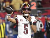 Commanders QB Jayden Daniels's status uncertain after injury