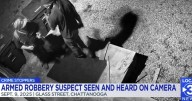 Crime Stoppers: Armed robber's voice may give him away