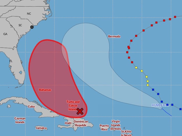 Hurricane Imelda takes aim at East Coast with uncertain path