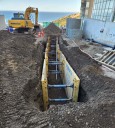 Hito en Viña: Esval finaliza rehabilitación de agua y alcantarillado en edificios afectados por socavón