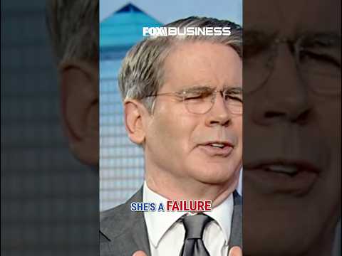 Scott Bessent sounds off on Kamala Harris: She’s a failure #shorts #kamalaharris