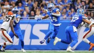 Goff throws 2 TD passes to St. Brown, Lions beat Browns 34