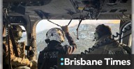 Dramatic vision of police manhunt for accused gunman