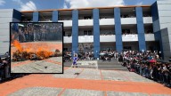Auténticos Tigres inaugura a la semana de Clásico Estudiantil con la quema de borrego