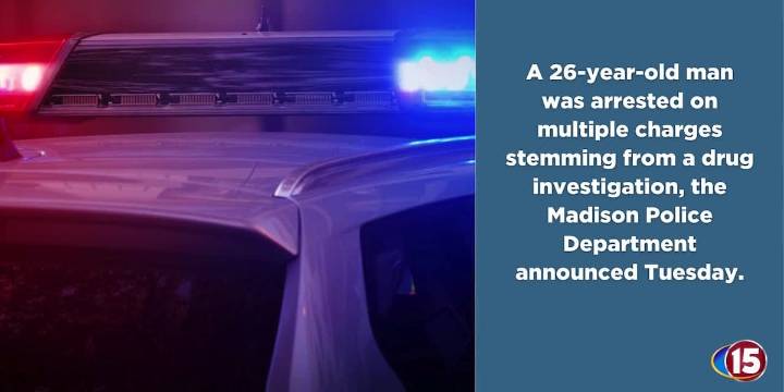 Madison Police arrest suspect accused of crashing car with drugs inside