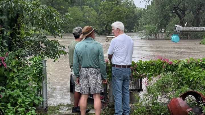 ‘Just don’t forget’: Comfort flood survivors expect long recovery after July 4 flooding