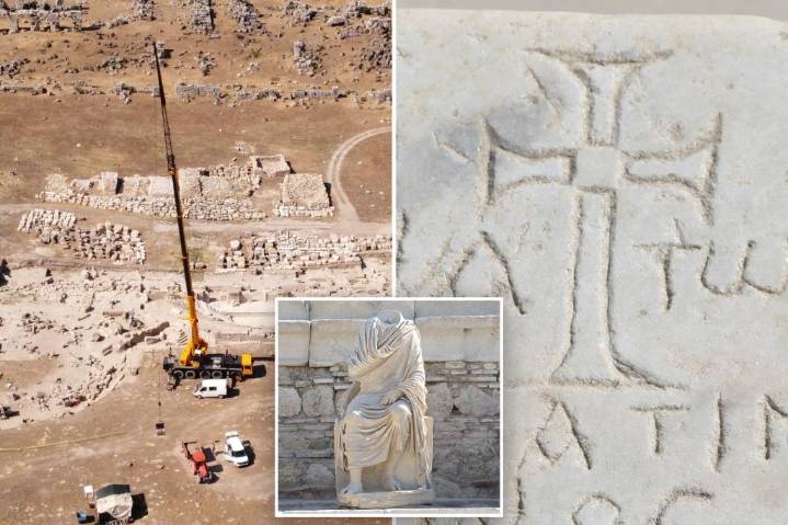 2,000-year-old Roman hall remains unearthed in biblical city linked to early Christian worship