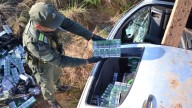 Operativo en Corrientes: vuelca una camioneta con 21.500 atados de cigarrillos de contrabando