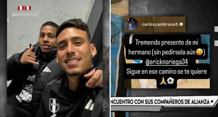 Reencuentro con sabor blanquiazul: Erick Noriega junto a sus ex compañeros de Alianza Lima