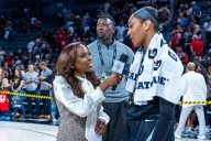 A’ja Wilson’s bodyguard, Aces security director makes presence felt