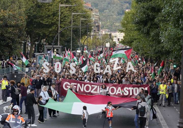 Donostia y la cultura se unen para clamar contra el genocidio en Gaza
