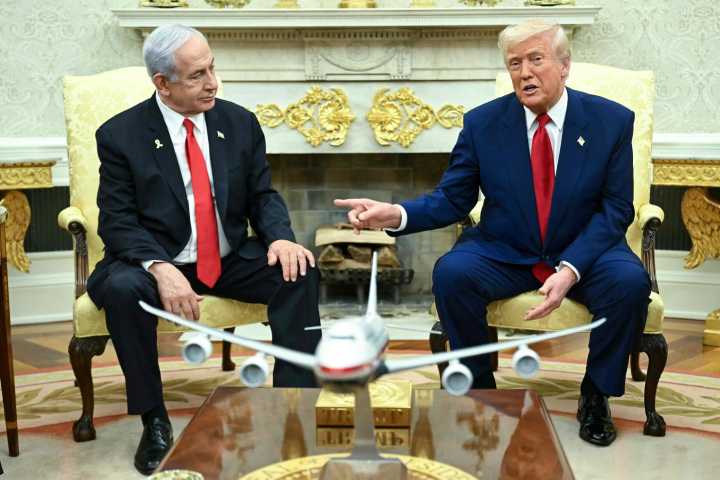 Trump se reúne con Netanyahu para negociar un cese del fuego en Gaza y la libertad de los rehenes de Hamas