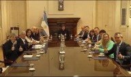 El Presidente encabezó la primera reunión de Gabinete en dos semanas y tras el escándalo de los audios