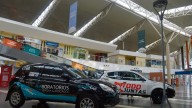 El Rally Argentino comenzó a ‘correr’ con una exhibición de autos en la EDIRO