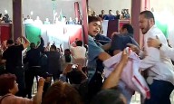 Protesta violenta opaca festejos patrios en municipio de Veracruz