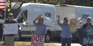 Protesters turn out at South Burlington prison to support immigration detainees