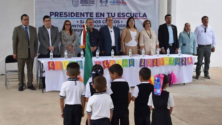 Autoridades dan el arranque oficial del ciclo escolar 2025