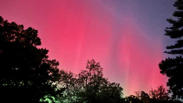 Northern lights may be visible in northern Pennsylvania