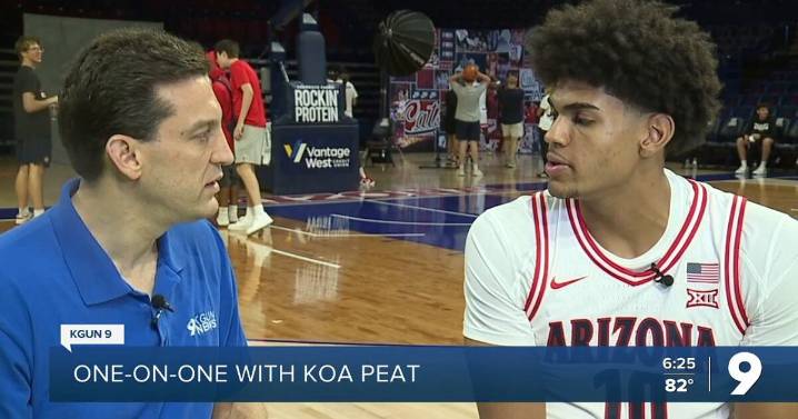 One-on-one with Koa Peat at Arizona Basketball media day