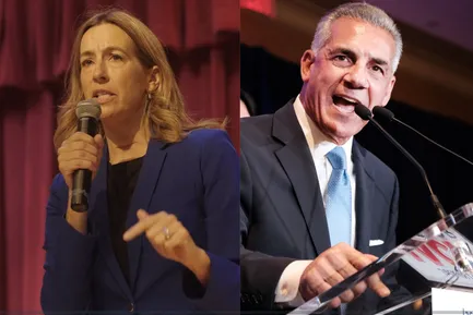 Taxes, housing and the fist bump that wasn’t: Key moments from the NJ debate