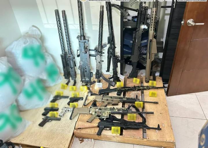 Autoridades han arrestado a 1,710 personas y decomisado 3,500 armas de fuego en Sinaloa en casi un año