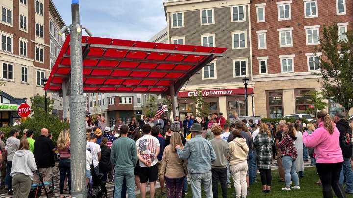 Charlie Kirk remembered at vigil in Storrs