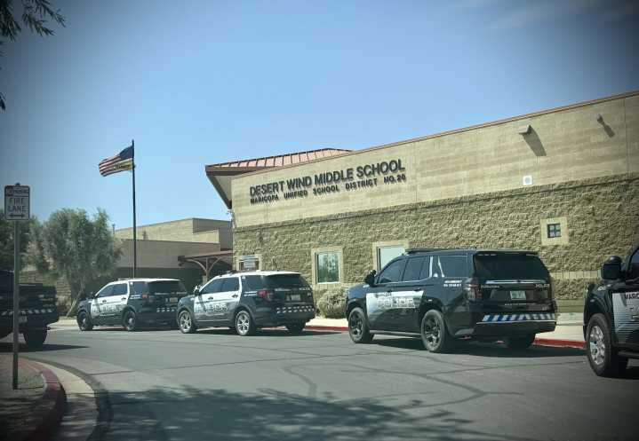 Desert Wind Middle School on lockdown for reported firearm on campus