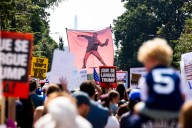 LA CAPITAL DE EE.UU. SE MOVILIZA EN CONTRA DEL GOBIERNO DE DONALD TRUMP