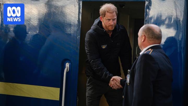 Prince Harry arrives in Kyiv to meet with wounded Ukrainian war veterans
