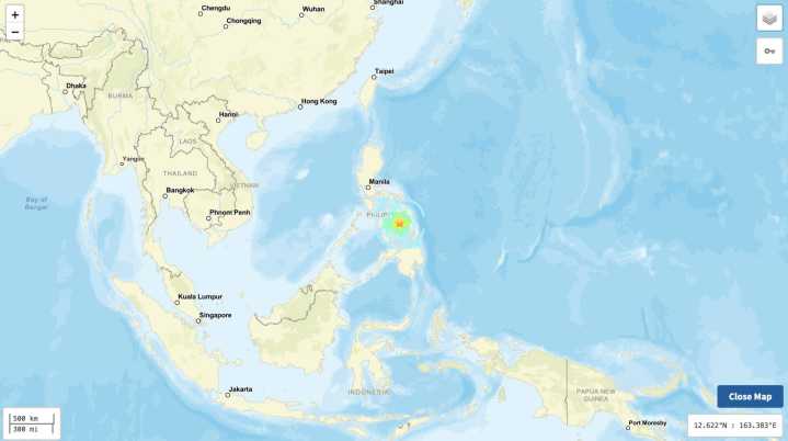 Sismo de 6,9 deja víctimas y alerta de tsunami en Filipinas