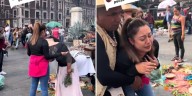 Joven se vuelve viral vive crisis durante ritual de limpia en el Zócalo de CDMX