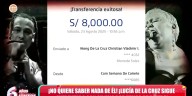 Hijo de Lucía de la Cruz saca pruebas desde EE. UU. y la acusa de manejar cuenta bancaria: “Mi mamá es responsable”
