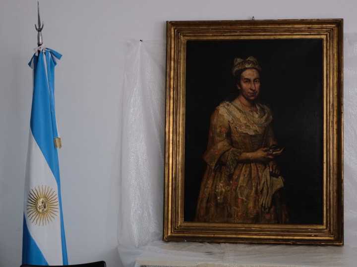 Apareció el cuadro robado que buscaban en la casa de un jerarca nazi en Mar del Plata